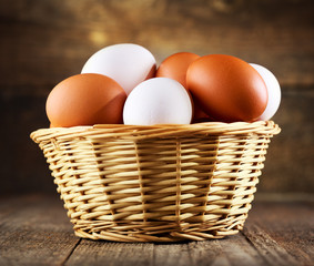 eggs in a basket