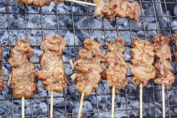 BBQ grill of meat