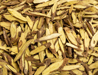 Dry burdock root