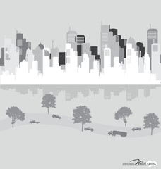City, vector Illustration