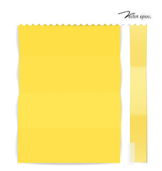 Collection of various note papers, ready for your message. Vecto