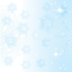 Naklejka na ściany i meble New year background-postcard with snowflakes