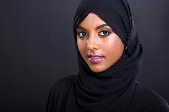 Young Muslim Woman Head Shot
