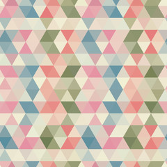 Seamless triangle pattern. Vector background. Geometric abstract