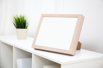 blank photo frame with copy space