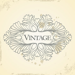 vector vintage frame