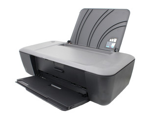 Printer isolated on white