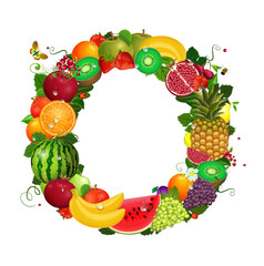 greeting card of fruit