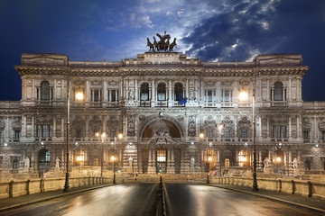 Palais de Justice Rome - obrazy, fototapety, plakaty