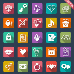St. Valentine's Day icons