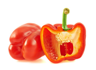 Sweet bell pepper isolated