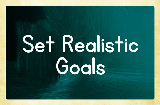 set realistic goals