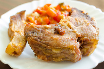 carp fried fish
