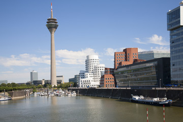 Obraz premium Düsseldorf Rheinhafen