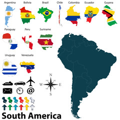 Maps of South America