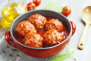 Meatballs with rice - 59991759