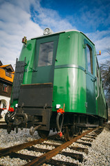 Obraz premium Old railway carriage