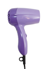 Hair dryer isolated on white