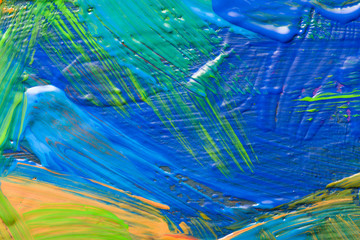 Abstract art backgrounds. Hand-painted background. SELF MADE.