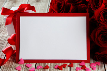 card with roses - 59993385