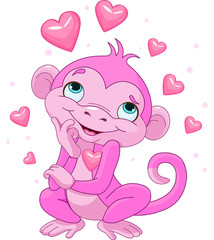 Monkey in love