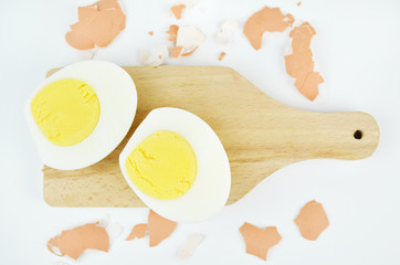 Boiled Eggs on desk