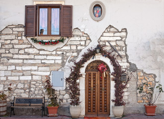 facciata di abitazione