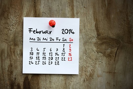 zettl-brettl kalenderblatt 2014 februar I