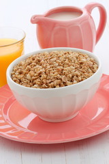 Delicious and healthy granola cereal