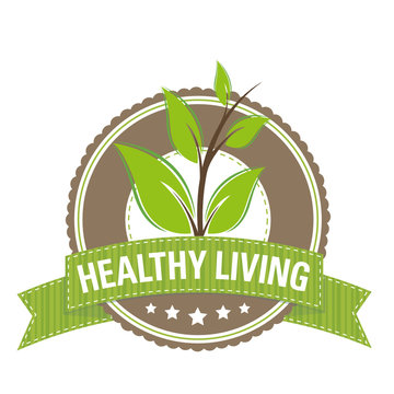 Button: Healthy Living