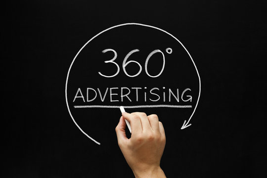 360 Degrees Advertising Concept