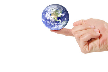 The world on a finger