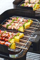 Bar-B-Q or BBQ grill of meat