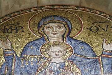 Venice Saint Mark's Basilica - Virgen Mary and Son