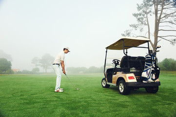 golf cart man © Daxiao Productions
