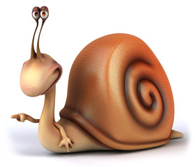 Obraz na płótnie Canvas Snail