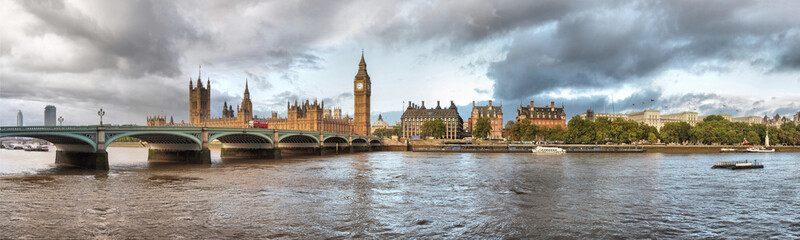 Houses of Parliament London HDR - obrazy, fototapety, plakaty