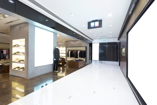 corridor of mall center