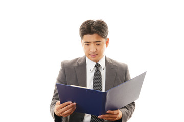 笑顔のビジネスマン