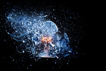 bulb explosion