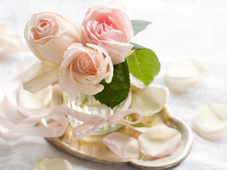Cream roses