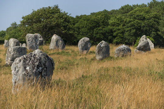 Alignements du Menec (Menhirs, m&eacute;galithes, pierres lev&eacute;es), &agrave;
