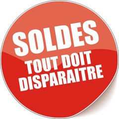 étiquette soldes