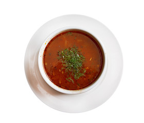 hearty spicy Mexican soup