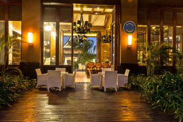 hotel evening