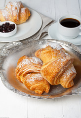 Fresh croissants