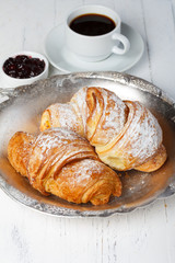 Fresh croissants