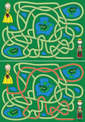 Fototapeta premium Princess maze