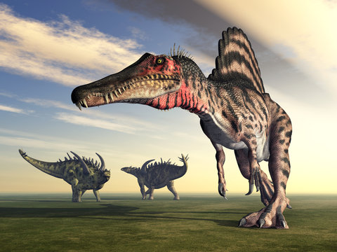 Spinosaurus and Gigantspinosaurus