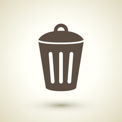 Trash can icon